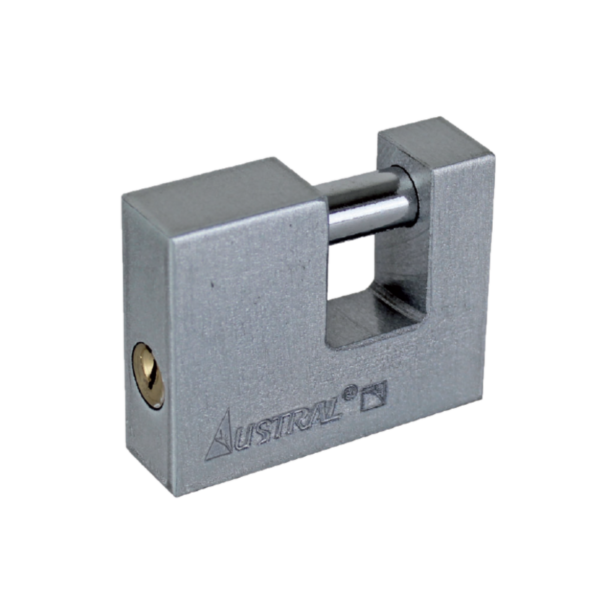 Candado para cortina de 70mm llave estandar Austral 200264