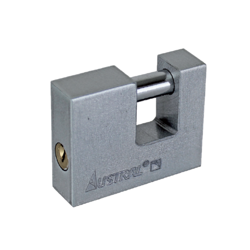Candado para cortina de 70mm llave estandar Austral 200264