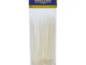 CINCHO PLÁSTICO 100 X 2.5 MM, 100 PIEZAS COLOR NATURAL 114200