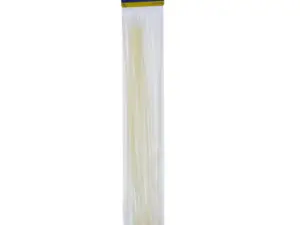 CINCHO PLÁSTICO 450 X 4.8 MM, 25 PIEZAS COLOR BLANCO 114216