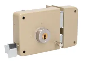 Cerradura sobreponer instala fácil llave puntos derecha 14CS