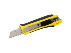Cutter con cuerpo de plástico bimaterial de 18 mm, cambio automático de navaja CUTF9