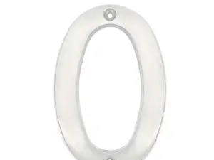 Numero 0 slim 4" cromo satinado L6800CS