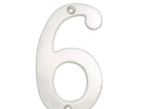 Numero 6 slim 4" cromo satinado L6806CS