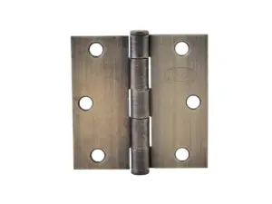 Bisagra cuadrada latón antiguo 3" x 3" LBC30LA