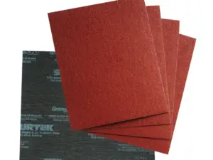 Lija roja para esmeril, grano 80